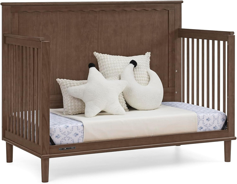 Delta Children Penelope 6-in-1 Convertible Crib - Greenguard Gold Certified, Teak Brown Richmond - photo 10