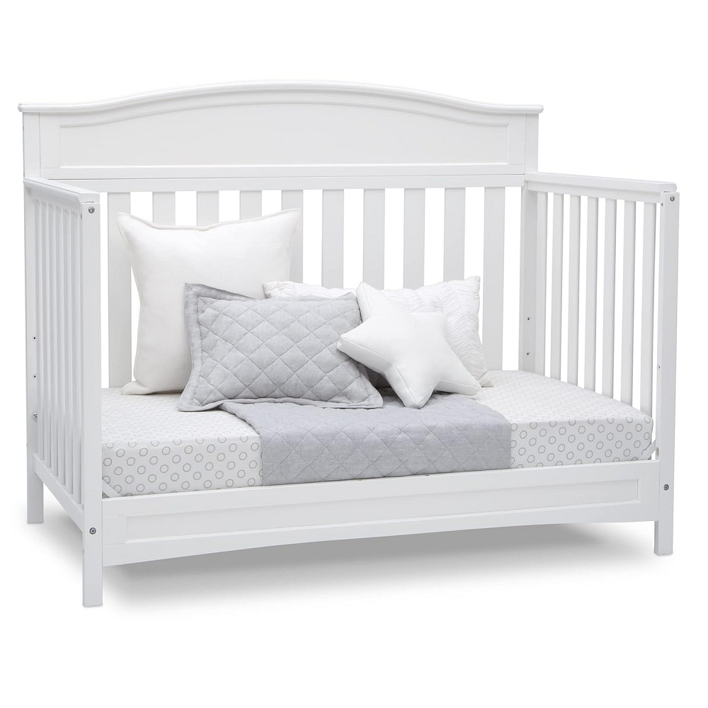 Delta Children Emery 4-in-1 Convertible Baby Crib - Greenguard Gold Certified, White Richmond - photo 9