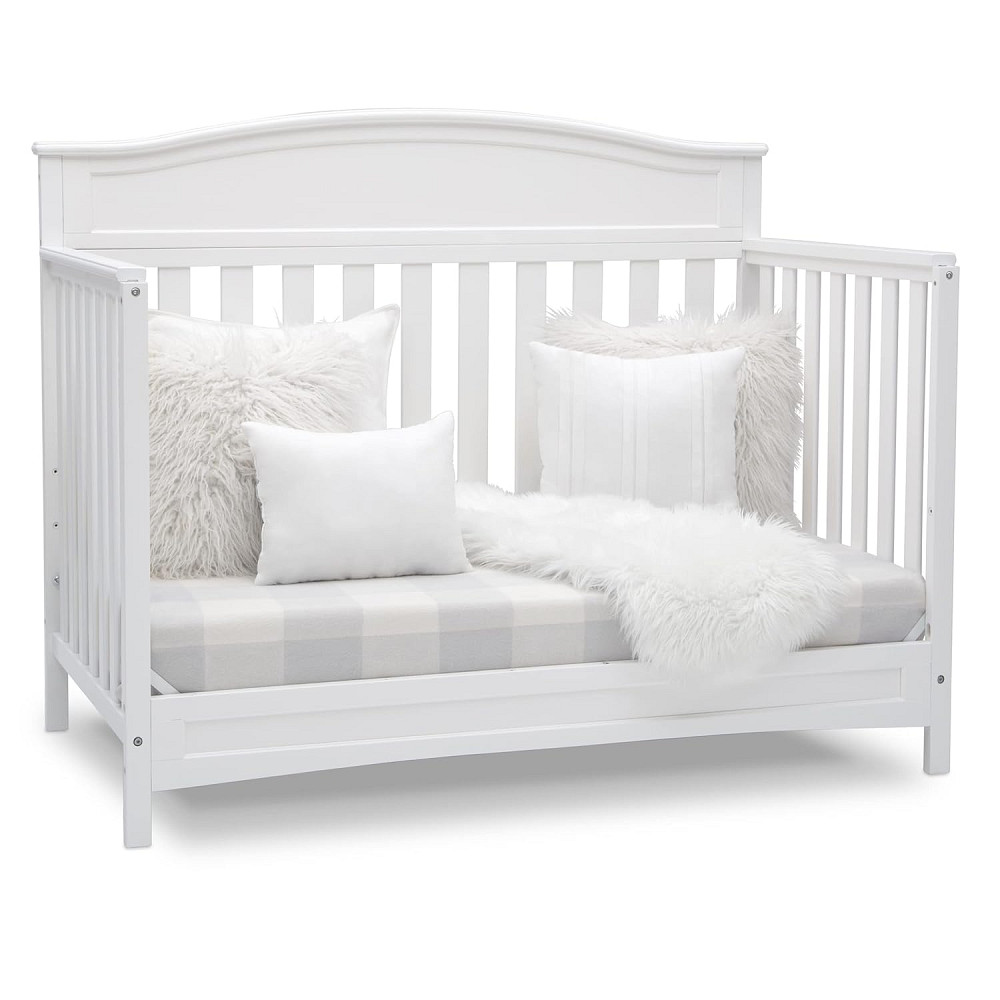 Delta Children Emery 4-in-1 Convertible Baby Crib - Greenguard Gold Certified, White Richmond - photo 10