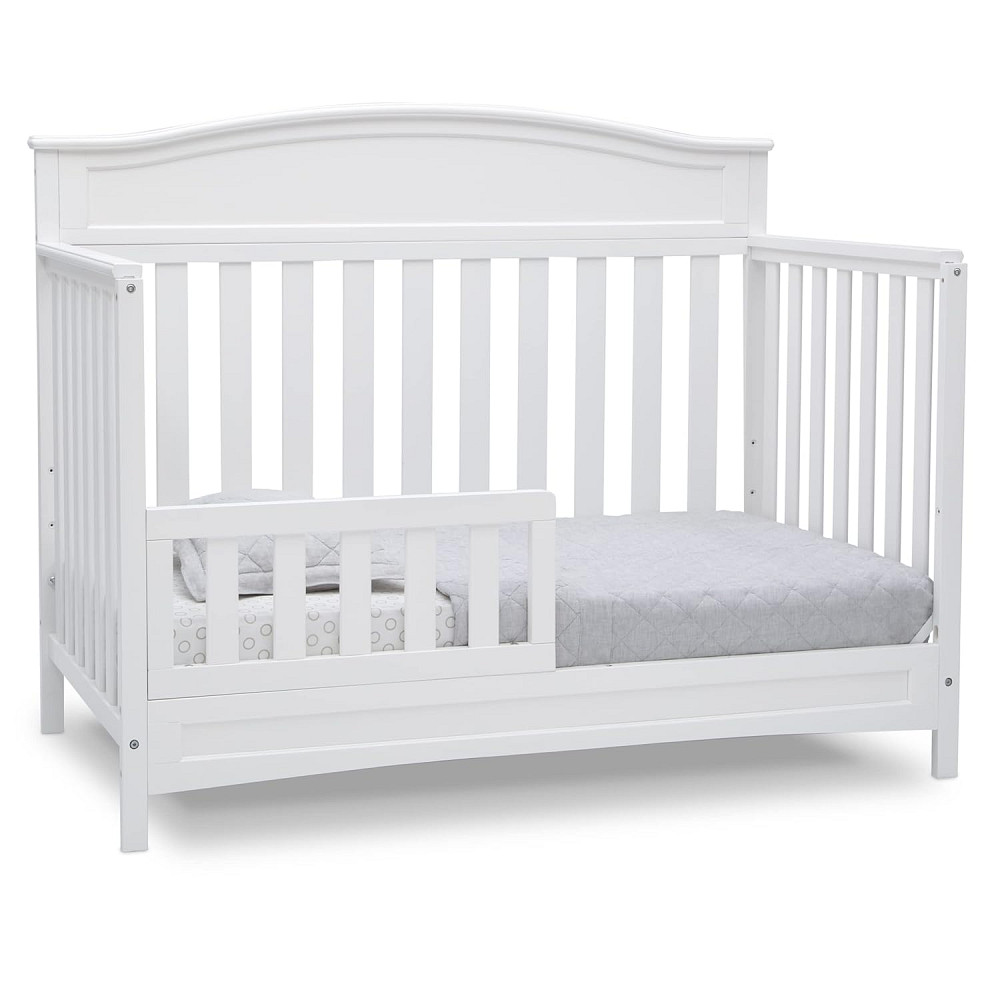 Delta Children Emery 4-in-1 Convertible Baby Crib - Greenguard Gold Certified, White Richmond - photo 8