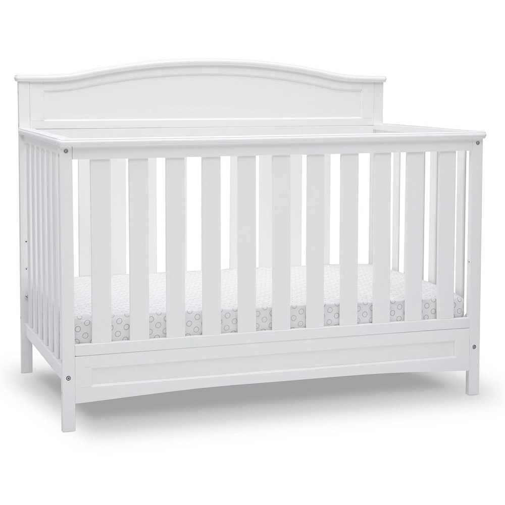 Delta Children Emery 4-in-1 Convertible Baby Crib - Greenguard Gold Certified, White Richmond - photo 7