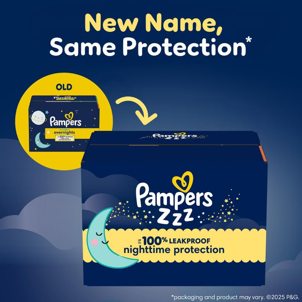 Pampers ZZZ Overnight Diapers, Size 5 (27+ lbs), 88 Count, Nighttime Protection Disposable Baby Diap Richmond - photo 2