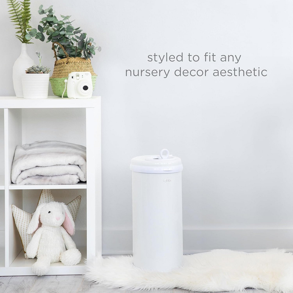 Ubbi Steel Diaper Pail, Odor Locking, No Special Bag Required, Award-Winning, Registry Must-Have, Wh Richmond - photo 9