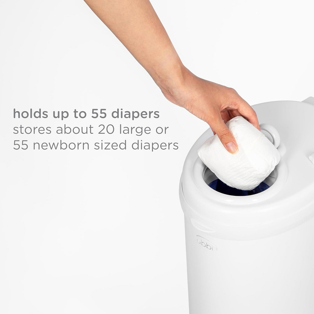 Ubbi Steel Diaper Pail, Odor Locking, No Special Bag Required, Award-Winning, Registry Must-Have, Wh Richmond - photo 8