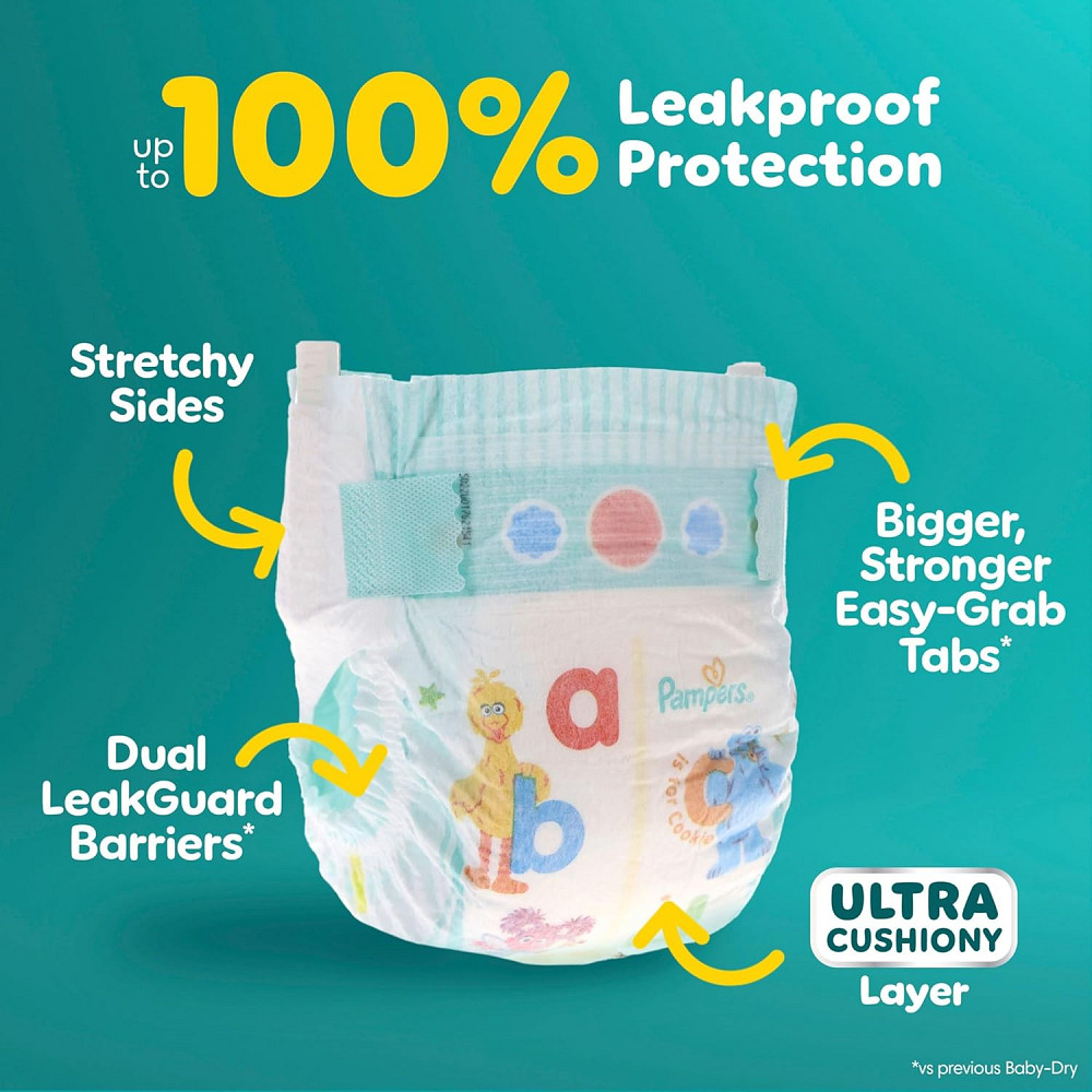 Pampers Diapers - Baby Dry - Size 5, 78 Count, Absorbent Disposable Infant Diaper (Packaging May Var Richmond - photo 3