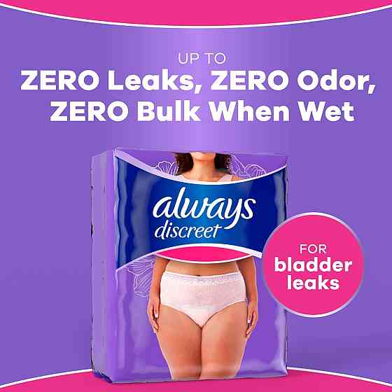 Always Discreet Adult Diapers for Women, Incontinence Underwear, Postpartum Essentials, Disposable B Richmond
