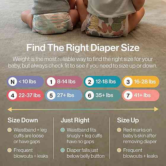The Honest Company Comfort Dry Disposable Daytime Diapers for Sensitive Skin, Hypoallergenic, Space  Richmond