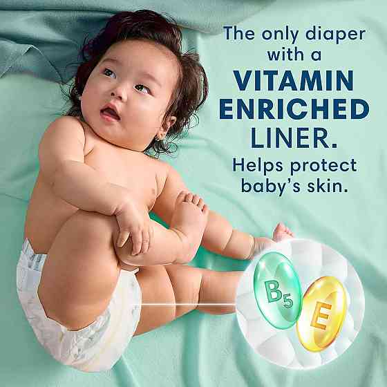 Pampers Pure Baby Diapers, Size 6 (35+ lbs), 108, Up to 100% Leakproof, Premium Hypoallergenic Soft  Richmond