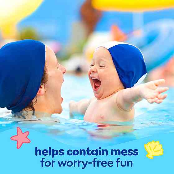 Pampers Swim Diapers - Splashers - Size 4, 18 Count, Gap-Free Disposable Baby Swimming Pants Richmond
