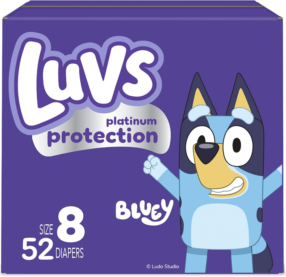 Luvs Platinum Protection Baby Diapers, Size 8, 52 Count Richmond - photo 1