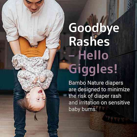 Bambo Nature Hypoallergenic Baby Diapers, Eco-Labelled Sustainable Diapers, Enhanced Leakage Protect Richmond