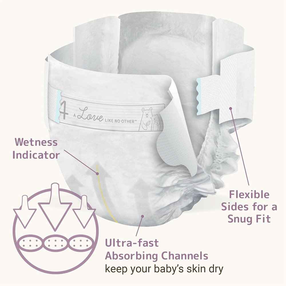 Bambo Nature Hypoallergenic Baby Diapers, Eco-Labelled Sustainable Diapers, Enhanced Leakage Protect Richmond - photo 3