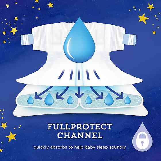 Amazon Brand - Mama Bear Overnight Baby Diapers with Leak Protection and Skin Protection, Fragrance- Richmond