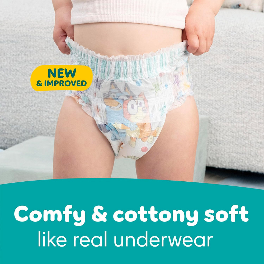 Pampers Training Pants - Easy Ups Boys & Girls Bluey - Size 3T-4T, 116 Count, Children's Potty Under Richmond - photo 7
