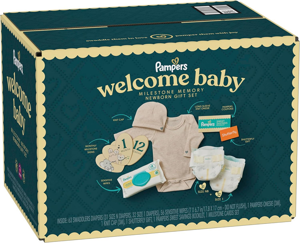 Pampers Gift Set, Disposable Diapers, Sensitive Wipes, & Milestone Gifts Richmond - photo 10