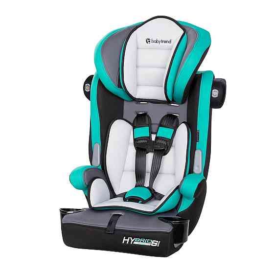 Baby Trend Hybrid SI 3-in-1 Combination Booster Seat, Hoboken Teal – Side-Impact Protection, 3-Stage