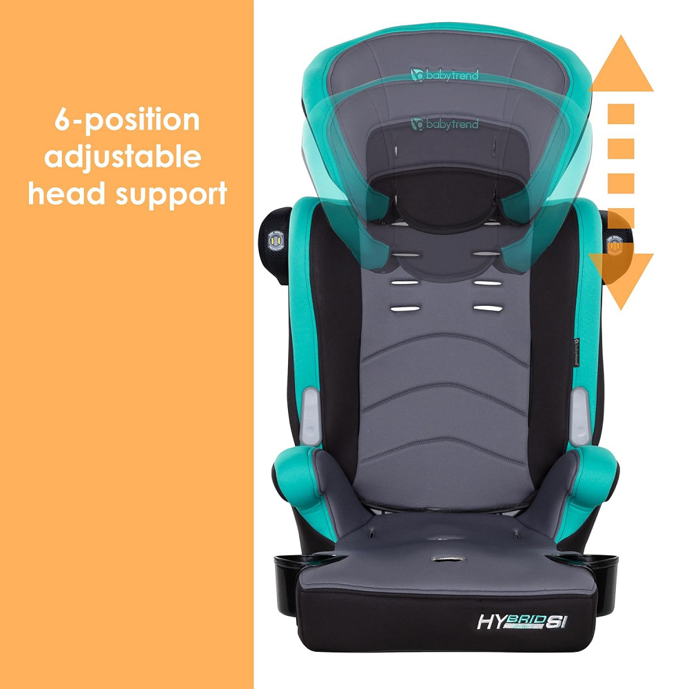Baby Trend Hybrid SI 3-in-1 Combination Booster Seat, Hoboken Teal – Side-Impact Protection, 3-Stage Richmond - photo 8