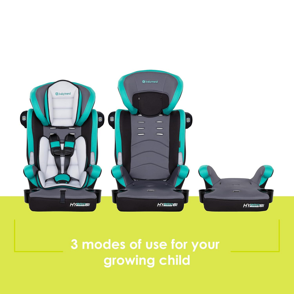 Baby Trend Hybrid SI 3-in-1 Combination Booster Seat, Hoboken Teal – Side-Impact Protection, 3-Stage Richmond - photo 3