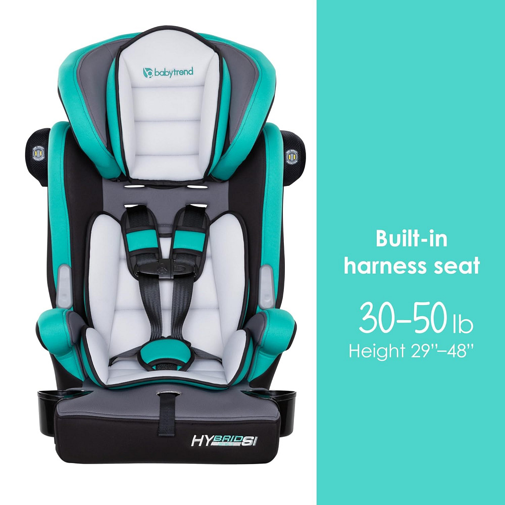 Baby Trend Hybrid SI 3-in-1 Combination Booster Seat, Hoboken Teal – Side-Impact Protection, 3-Stage Richmond - photo 4