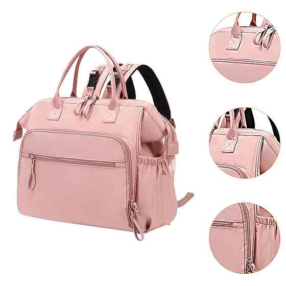DuskHaven Diaper Bag Tote Nappy Diaper Backpack Waterproof Nylon Multifunctional Organizer Shoulder  Richmond