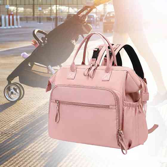 DuskHaven Diaper Bag Tote Nappy Diaper Backpack Waterproof Nylon Multifunctional Organizer Shoulder  Richmond