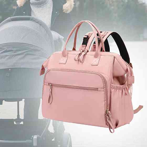 DuskHaven Diaper Bag Tote Nappy Diaper Backpack Waterproof Nylon Multifunctional Organizer Shoulder  Richmond