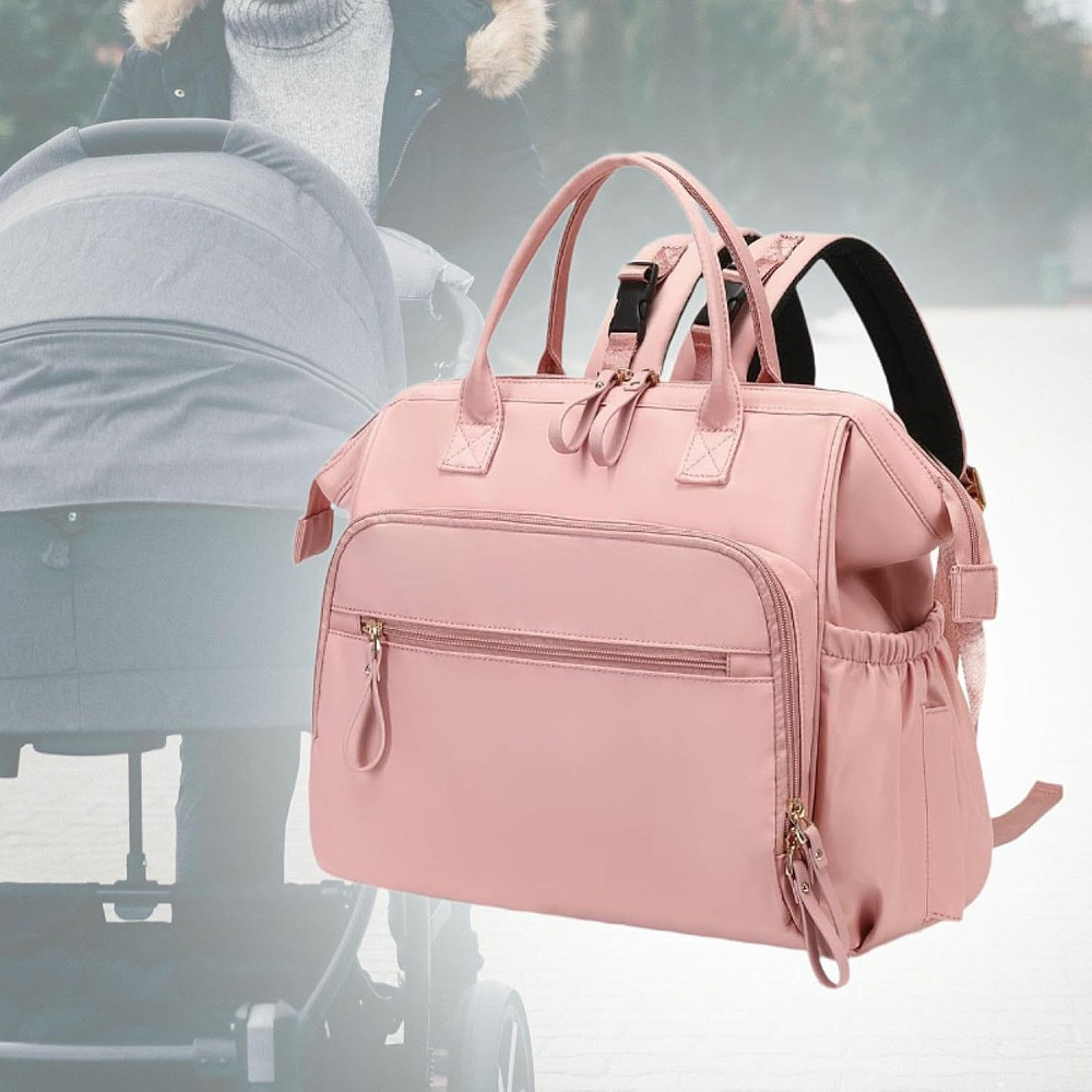 DuskHaven Diaper Bag Tote Nappy Diaper Backpack Waterproof Nylon Multifunctional Organizer Shoulder  Richmond - photo 2