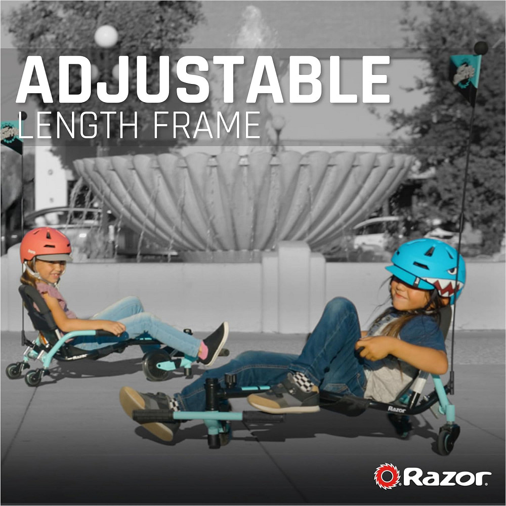 Razor Crazy Cart Shuffle – Kid-Powered Drifting Go-Kart for Ages 4+, Crazy Cart Drift Bar Technology Richmond - photo 4
