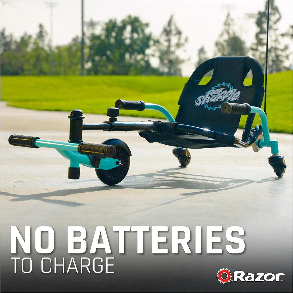 Razor Crazy Cart Shuffle – Kid-Powered Drifting Go-Kart for Ages 4+, Crazy Cart Drift Bar Technology Richmond - photo 6
