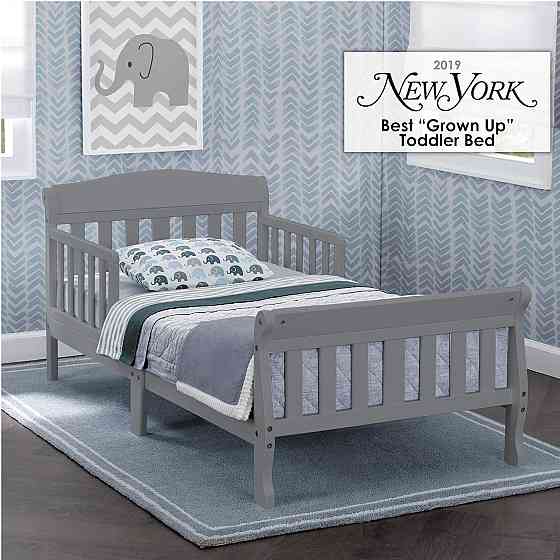 Delta Children Canton Toddler Bed, Greenguard Gold Certified, Grey Richmond