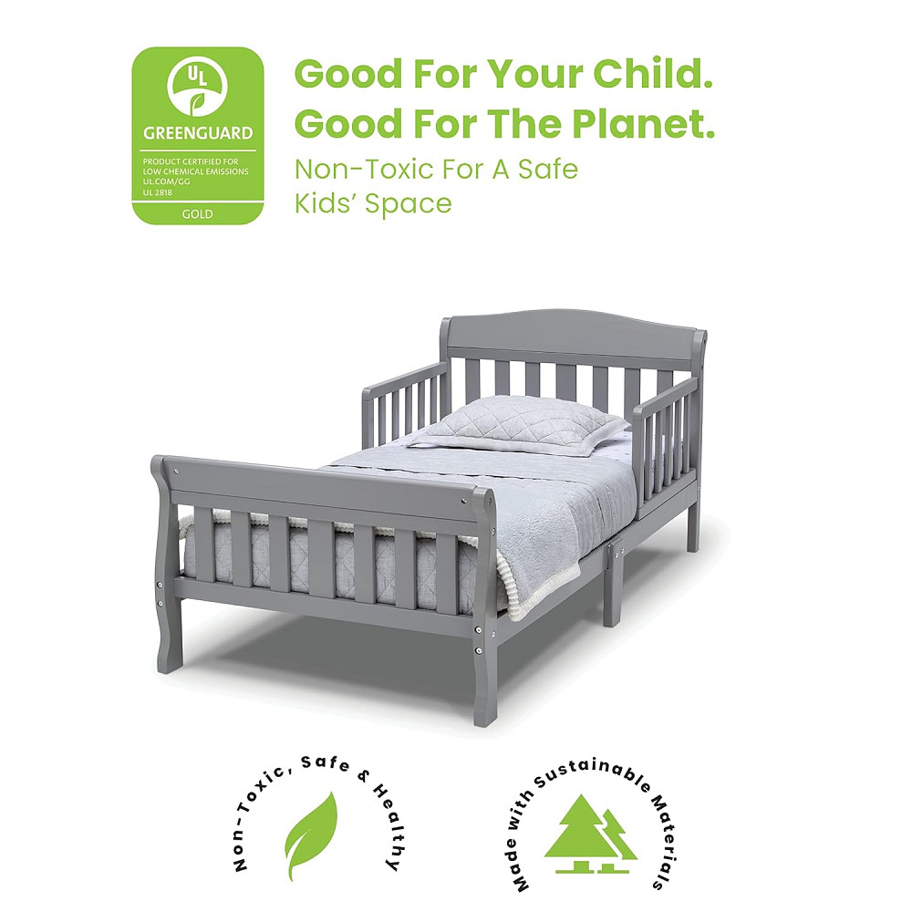 Delta Children Canton Toddler Bed, Greenguard Gold Certified, Grey Richmond - photo 4