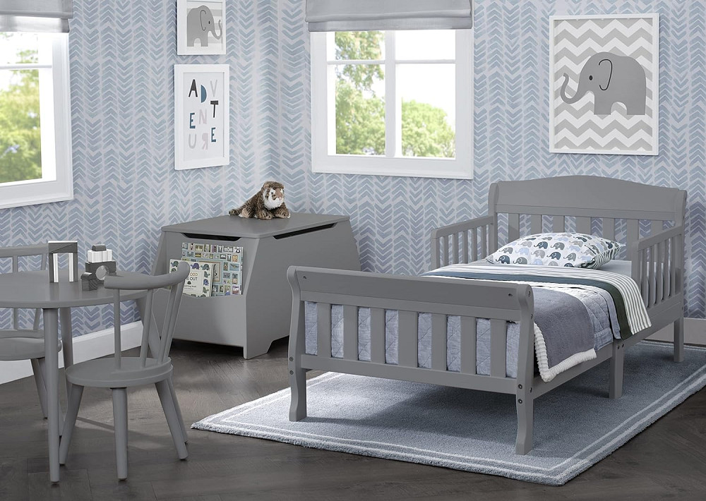 Delta Children Canton Toddler Bed, Greenguard Gold Certified, Grey Richmond - photo 2